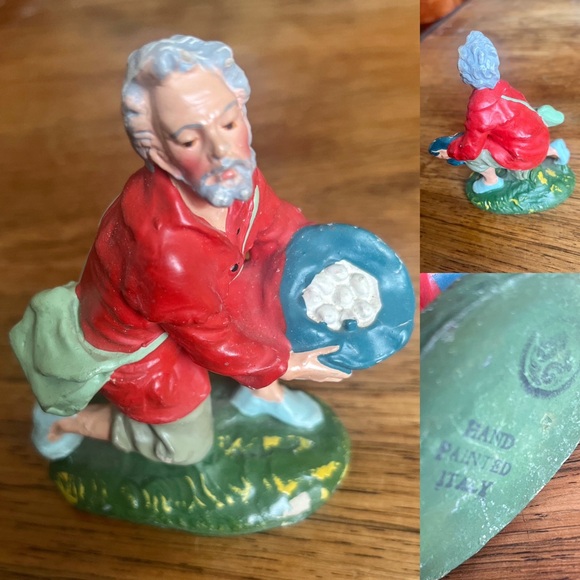 Vintage Nativity Christmas Crèche Fontanini Figures Hand Painted XMAS Italian - Picture 4 of 9